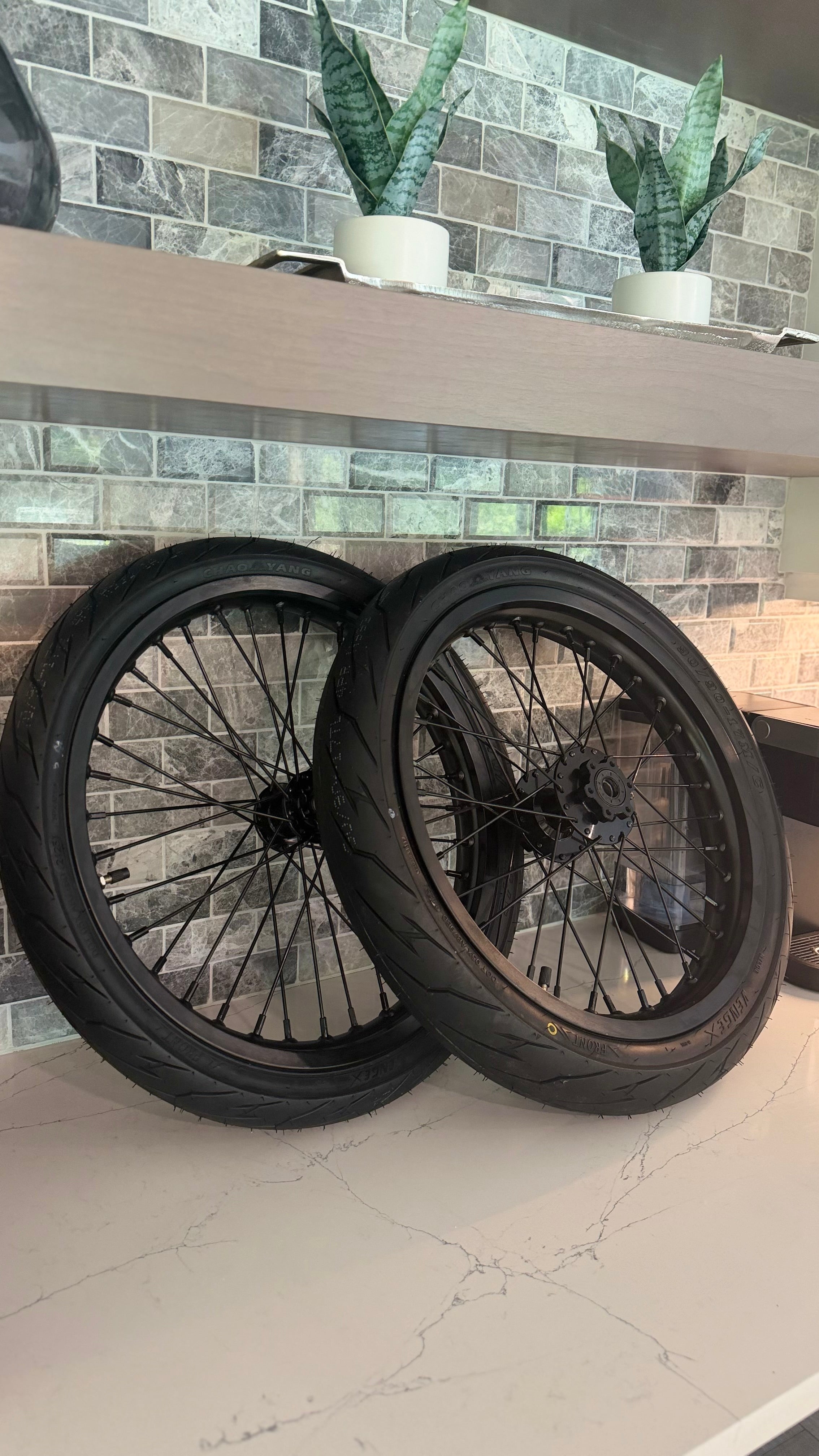 17” Light Bee/Eride Supermoto Wheel Set