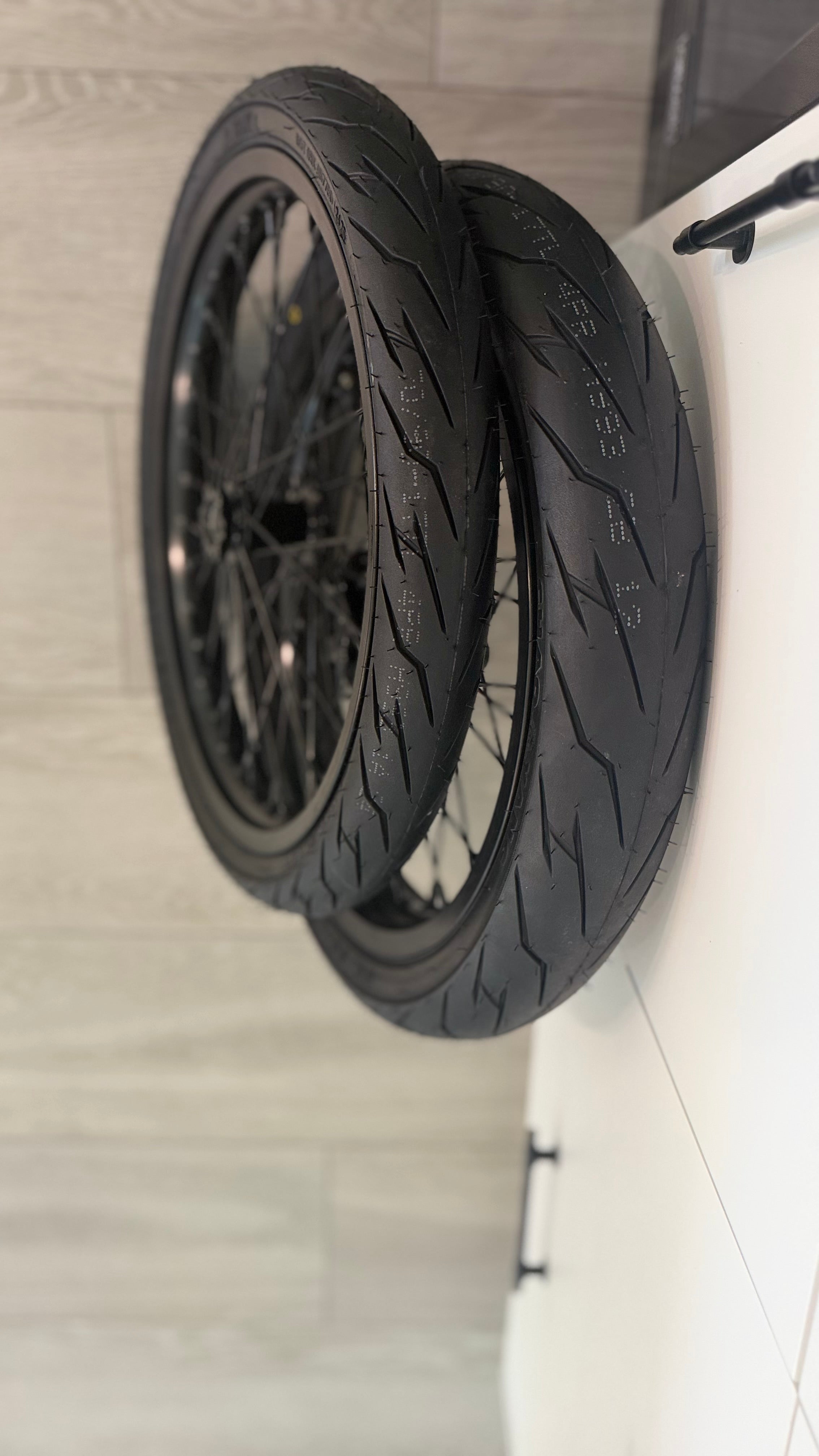17” Light Bee/Eride Supermoto Wheel Set