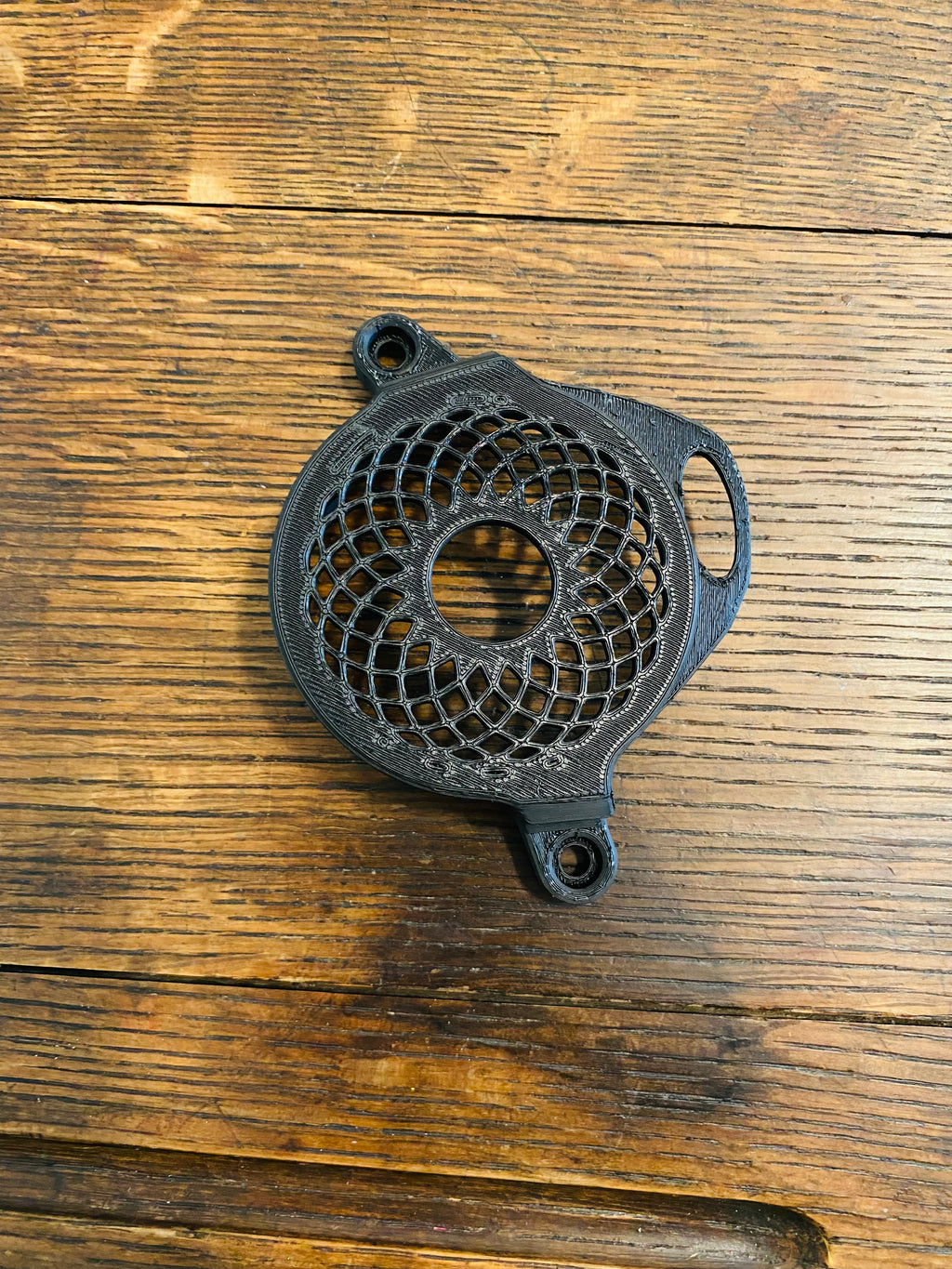 Spiral designed motorcover