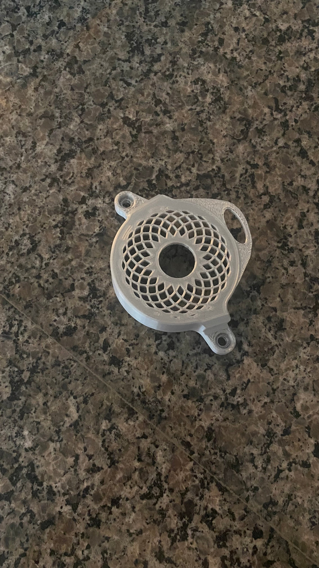 Spiral designed motorcover