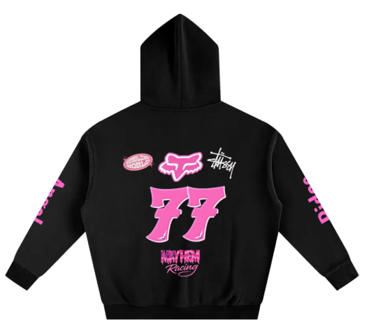 Customized riding hoodie